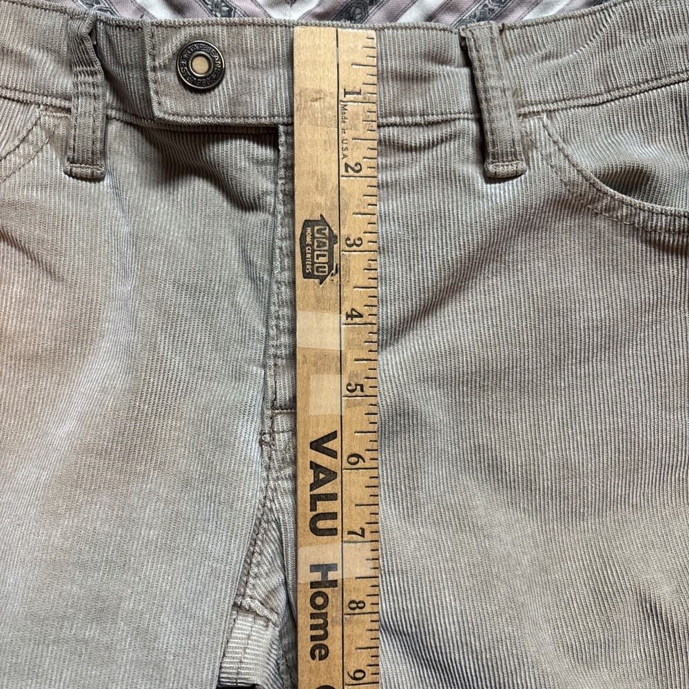 Vintage Gap Pants Women's 6R Tan Low Rise Bootcut Stretch Corduroy Y2K 2004 - Picture 9 of 10